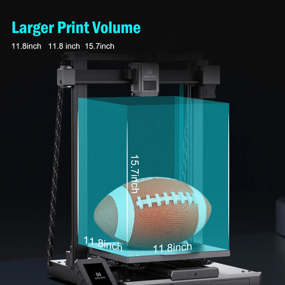 3D Printer – 3D Printer Voor Hobbyisten – 3D Printer Met Groot Bouwvolume – 3D Printer Voor Professionals – 300 X 300 X 400 Mm – 300 Mm/Snelheid – 0,1 Mm Precisie