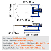 Screen printing - Screen printing machine - 360° rotatable - 54x45cm - Screen printing press - Adjustable tension - 1 color 1 station