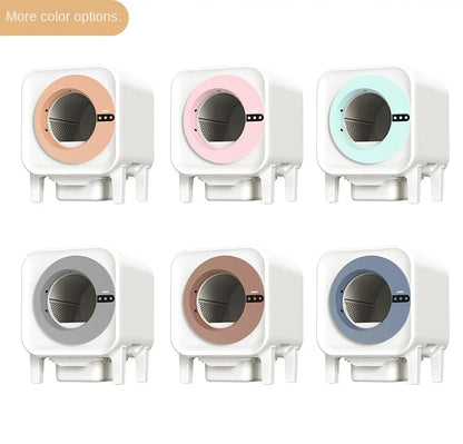 Kattenbak – Zelfreinigende Kattenbak – Automatische Kattenbak – Kattentoilet – Groot Kattenbak – Met UV-Sterilisatie – 70L Binnenruimte