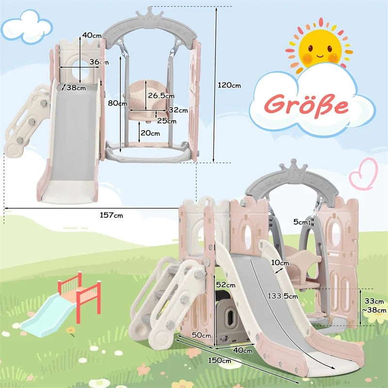 Mother-kids baby swing child toys Baby Slide Baby activity Newborn Swing kids slide Multi-function Slide Children's Park Indoor