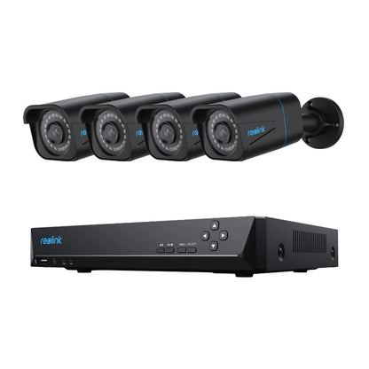 Beveiligingssysteem 4K Ultra HD – Camerabewaking – Video Surveillance – Veiligheidscamera Set – CCTV Systeem – Bewegingsdetectie Slim – 2TB Opslag PoE