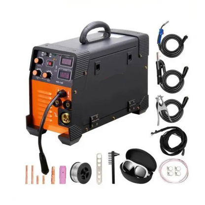 Elektrode Lasmachine - Lasmachine - Lasapparaat - Digitaal Inverterlassen - Draagbare MIG-lasser - 160 Amp - 220V TIG - Lift - Arc Welder - MMA Stick - IGBT DC Inverter - IP21S - Zwart