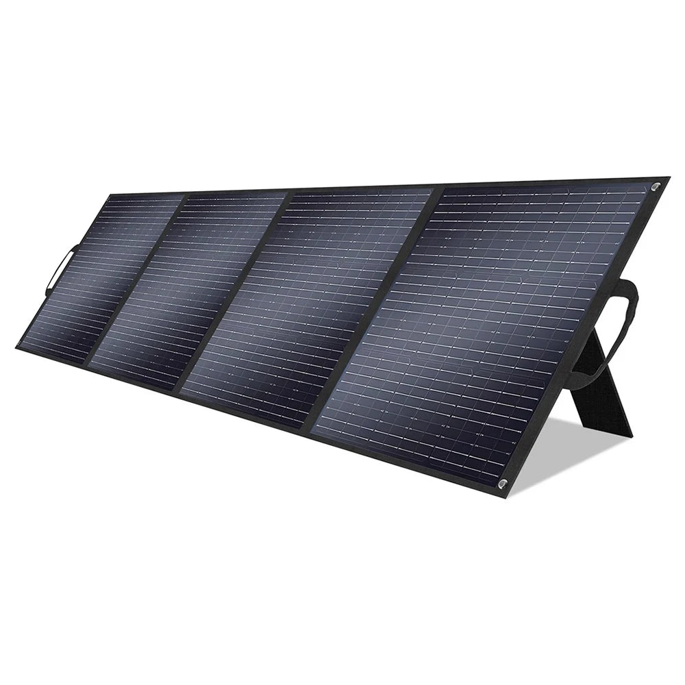 Draagbaar Zonnepaneel – Opvouwbaar – Mobiel – 200W – 24% Efficiëntie – Compact – Lichtgewicht 7,2 Kg