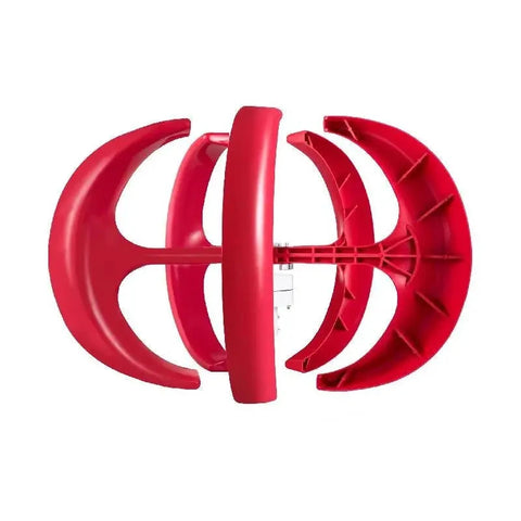 Vevor - Wind Turbine - Windmill Generator - Wind Turbine Generator - Wind Energy - Wind Turbine – 100W - 12V - 5 Blades - Red