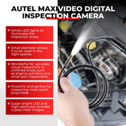 Slimme Diagnosetool - Foutverwijdering - Auto-inspectiecamera - 5,5 mm beeldkop - Werkt met MaxiSys PC - Neem beeldvideo op voor autodiagnose - Superheldere LED - Zwart