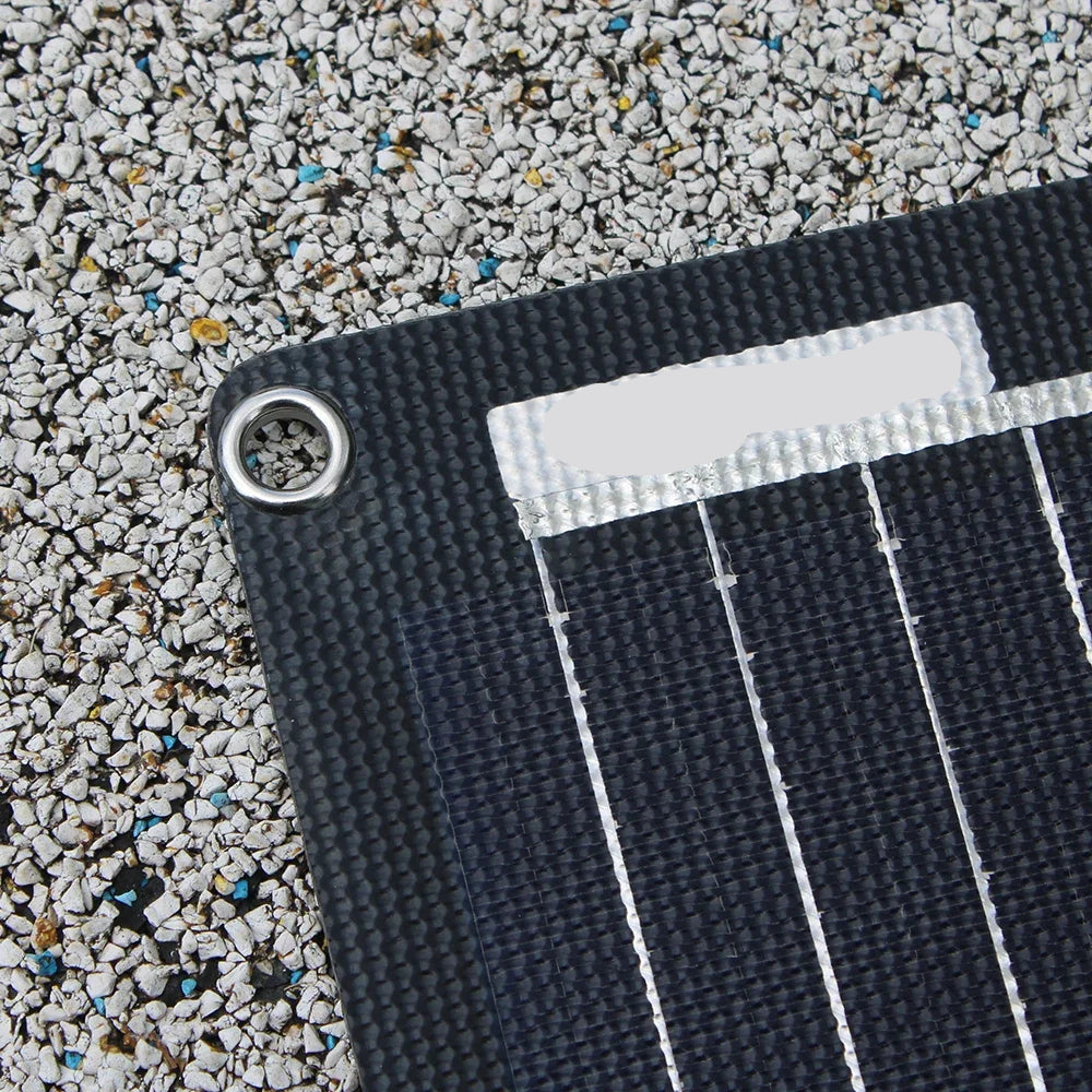 Zonnepaneel - Zonnepanelen - Zonnepanelen met stekker - Zonnepaneel camper - Zonnepanelen plat dak - 200W - Hoogwaardige ETFE Flexibele Zonnepaneel Monokristallijn Kit voor 12V Acculader - Off-Grid Power Camping