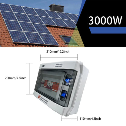 DC Combiner Box – Stroomverdeler – DC Verdeelbox – Zonnepaneel Accessoire – Windenergie – IP65 Waterdicht – Overspanningsbeveiliging