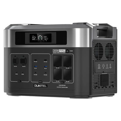 Draagbare Energiecentrale – Power Station – Noodstroomvoorziening – Mobiele Accu – Stroomgenerator – 3600W AC Vermogen – Uitbreidbare 2048Wh Batterij