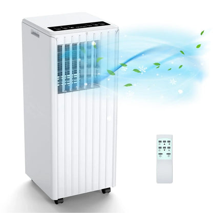 Mobiele Airconditioner – Draagbare Airco – Ventilator – Ontvochtiger – 9000 BTU – 42 Liter Ontvochtiging – Timer Tot 24 Uur