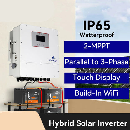 Hybride Zonne-omvormer – Zonne-inverter – PV Omvormer – Solar Converter – Wifi Versie – 6 kW Vermogen – IP65 Waterdicht