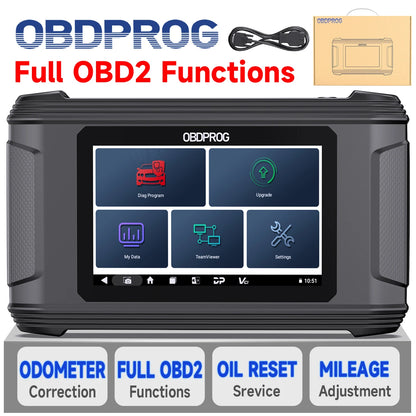 OBD2 Diagnostische Tool – Auto Scanner – Cluster Kalibratie – Olie Reset – Instrument Aanpassing – EU Versie – 5 Inch Touchscherm – 1 Jaar Gratis Updates