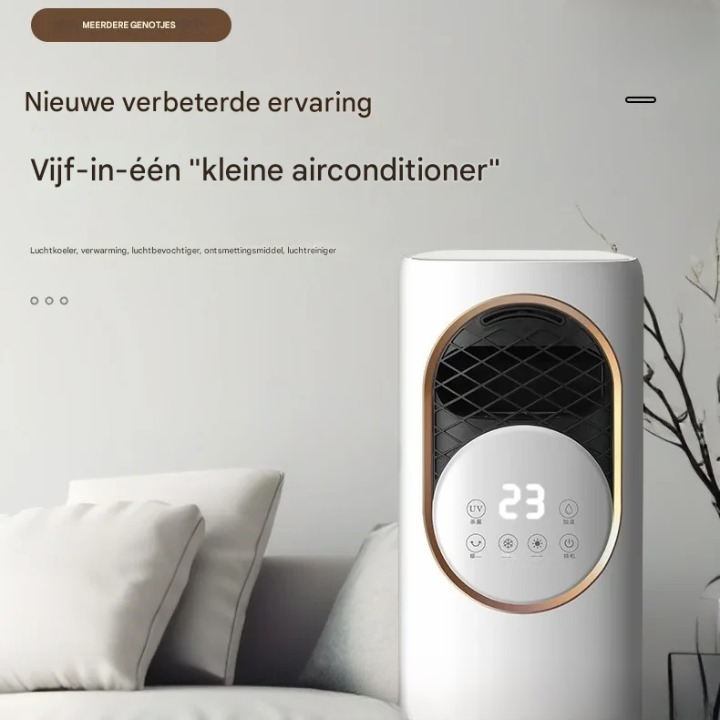 Luchtkoeler – Luchtbevochtiger – Ventilator – Mini Airco – Compact – Watergekoeld – Meerdere Koelstanden - Koele en Koele spray