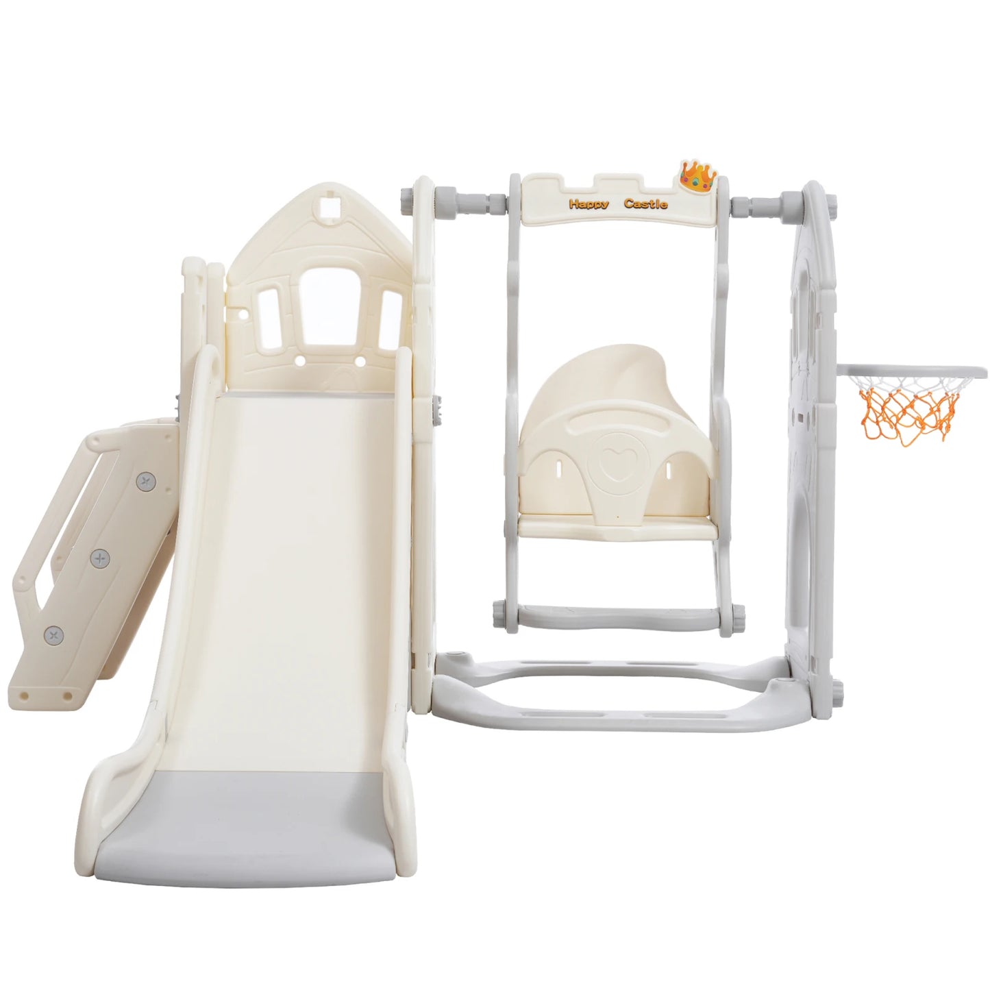 Speeltoestel – Speelset – Kinderspeelgoed – Binnenspeelgoed – Buitenspeelgoed – 5-in-1 Ontwerp – Compact & Veilig