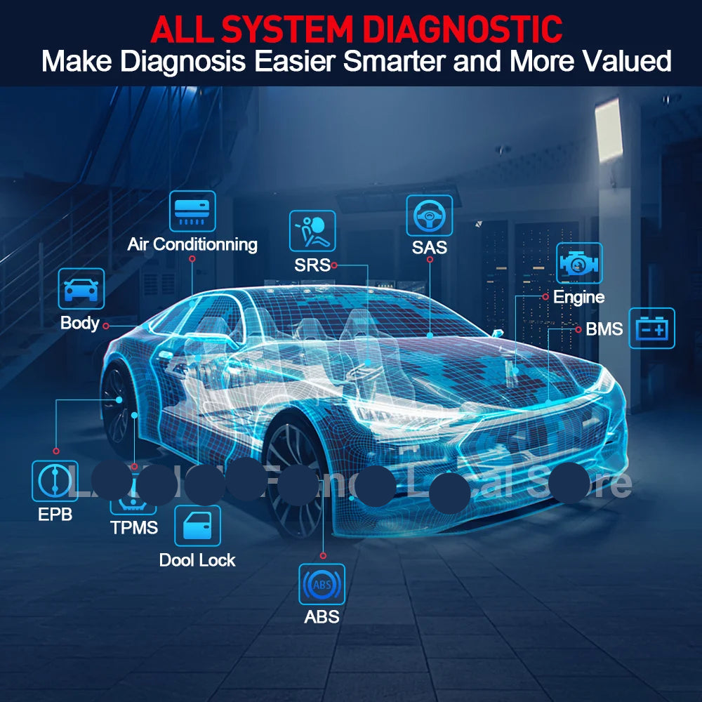 OBD2 Scanner - OBD - Uitleesapparatuur Auto - Diagnosecomputer - Storing Verwijderen - Auto Accessoires - Auto Uitlezen - 15 Reset Services - Systeem Scanner