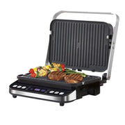 BioloMix Grill Apparaat - Contactgrill - Panini grill - 2000Watt - 180 °C - Tosti Apparaat - Uitneembare/Omkeerbare Platen - QUORE
