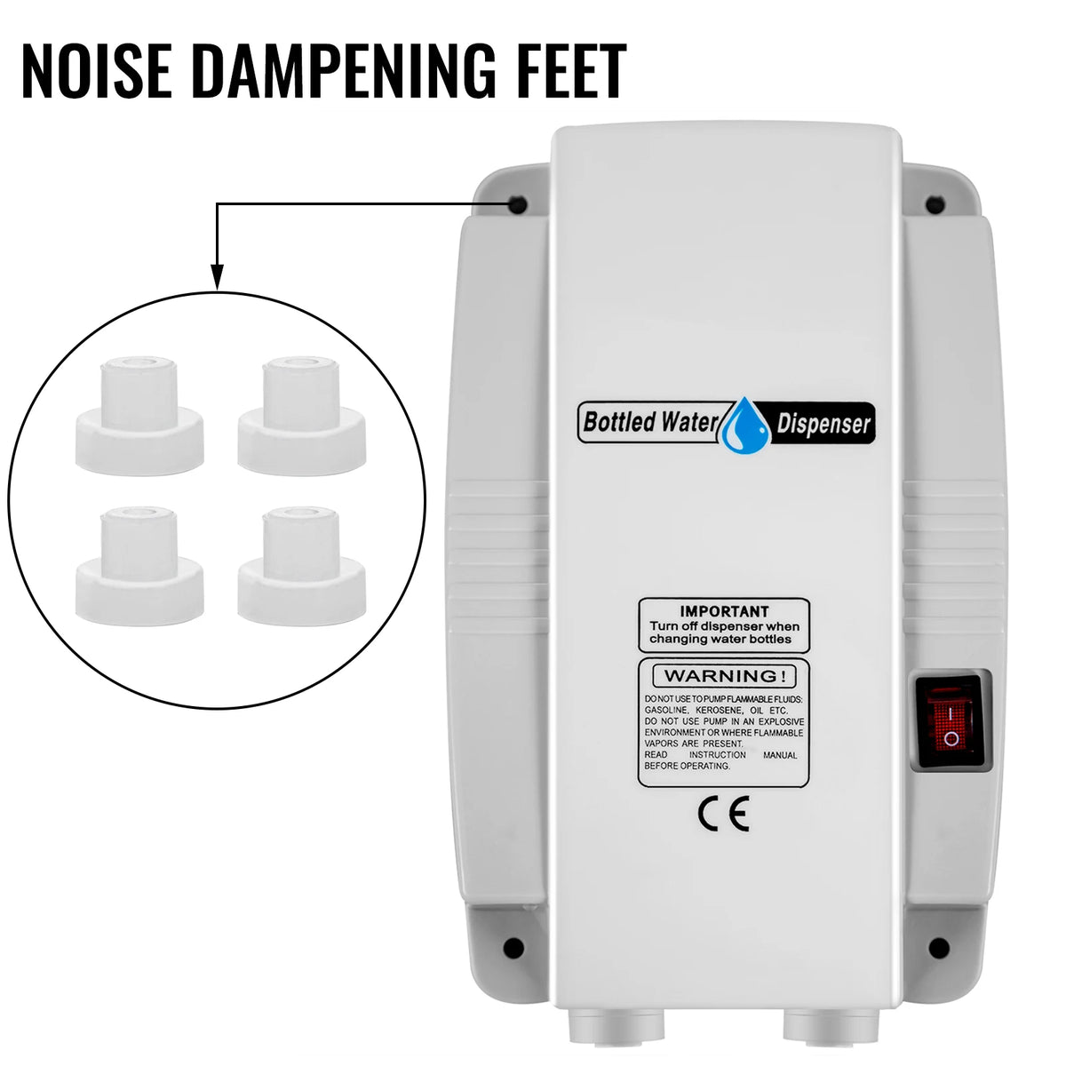 Water dispenser pump - Water dispenser - Water dispenser - Water pump - with single inlet for coffee/tea makers, ice machines
