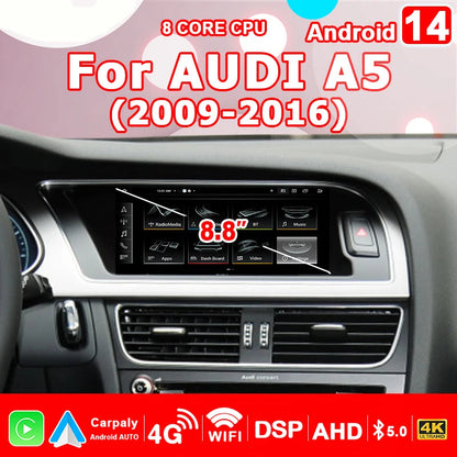 8.8 Inch Autoradio – Multimedia Speler – Android Radio – CarPlay Systeem – Dubbeldin Autoradio – Android 14 Besturingssysteem – 4G LTE & WiFi Verbinding