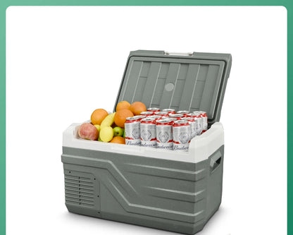 Auto Koelbox - Koelbox - Compressor Koelkast - Camping Koelkast - met Vriesfunctie - Draagbare - 12V/24V - 45L - Dual Zone - -20°C tot +10°C - 45 dB - voor Binnen - en Buitenevenementen