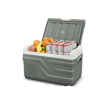 Auto Koelbox - Koelbox - Compressor Koelkast - Camping Koelkast - met Vriesfunctie - Draagbare - 12V/24V - 35L - Dual Zone - -20°C tot +10°C - 45 dB - voor Binnen - en Buitenevenementen