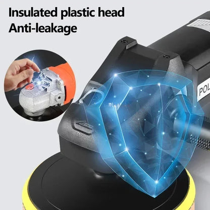 Autopolijstmachine – Polijstmachine – Poetsmachine Auto – Poliermachine – Polijstset – 1250W Krachtige Motor – 180mm Polijstschijf