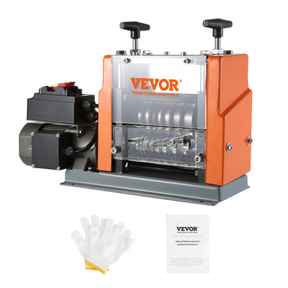 Kabelstripper - kabelstripper - draadstripper - elektrische draadstripper - koperdraadstripper - 60W- 1,5-25mm zichtbare stripperdiepte 6 ronde &1 platte kanalen - voor het recyclen van schrootkoper