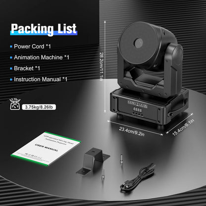 120W RGB Laser Moving Head – Laserverlichting – DJ Licht – Podiumverlichting – Party Licht – Bluetooth App – Snelle 15K Galvanometer