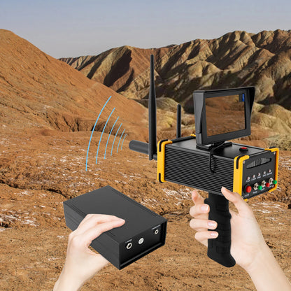 Metaaldetector – Schatzoeker – Metaalvinder – Dieptemeter – Geavanceerd – Detectieafstand 1000 Meter – Automatisch 360° Rotatiesysteem