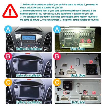 Autoradio Hyundai IX35 – 2-Din Multimedia Systeem – Auto Stereo Navigatie – Android 14 Touchscreen – 7 Inch HD Scherm – 4G LTE & Draadloze CarPlay