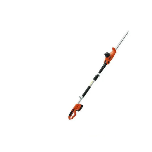 Vevor - Knopschaar - Heggenschaar - Snoerloze heggenschaar - 20V - 18 inch dubbelkantig stalen blad - 74“-94” uitschuifbaar ontwerp voor hoge takken - Oranje
