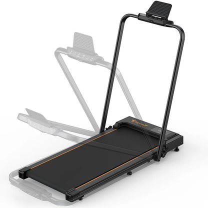Treadmill - Walking Belt - Walking Pad - Walkingpad - Treadmill - 2 in 1 - Treadmill with walking path - 2.5 hp motor - LED display - 265 lbs max. load - 1-10 km/h walking speed - Black