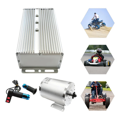Brushless Motor Kit – Elektrische Motor – E-bike Motor – Scooter Motor – 3000W Vermogen – Aluminium Behuizing