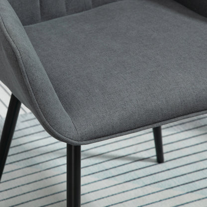 Stoelen – Eetkamerstoelen – Tafelsstoelen – Comfortabele Stoelen – Scandinavisch Design – Ergonomisch – Metalen Pootjes - QUORE