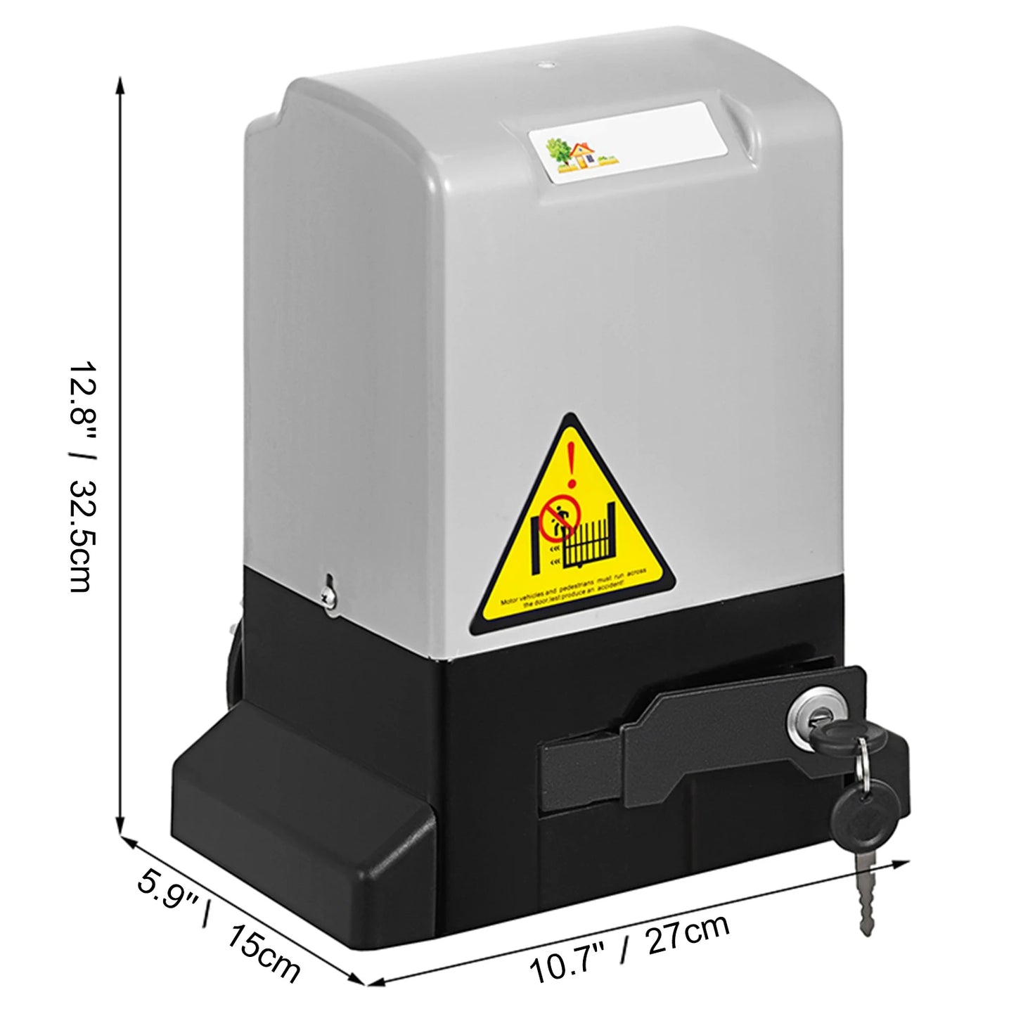 Automatische Schuifpoortopener – Poortopener – Elektrische Poortopener – Schuifpoortsysteem – Poortbediening – Maximaal 600 kg Belastbaar – Weerbestendig En Stil - QUORE