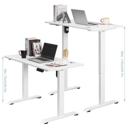 Elektrisch Gaming Bureau - Kantoor - Bureau - Hoogte Verstelbaar - 120x60cm - 4 Geheugeninstellingen - Stalen Frame - 120 x 60 x 1.8 cm