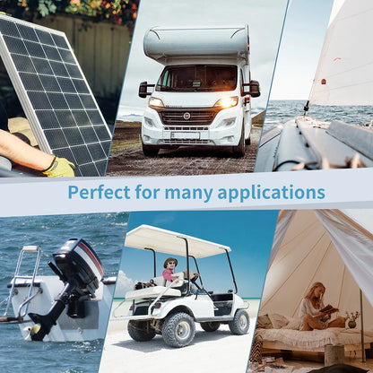 12V 300Ah LiFePO4 Accu – Deep Cycle Accu – Lithium Batterij – Energieopslag Accu – Zonne-energie Accu – Geïntegreerd BMS – Lange Levensduur - QUORE