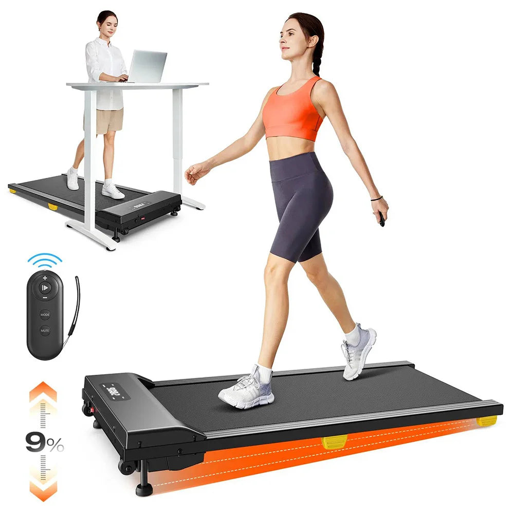 Loopband – Treadmill – Wandelband – Fitnessapparaat – Compact – Schokdempers – Automatische Hellingshoek