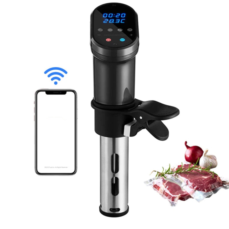 Sous Vide - Sous Vide Stick - Sous-vide Kokers - Waterdichte - met LCD Digitaal Display - Instelbare Tijd en Temperatuur - SV-8008