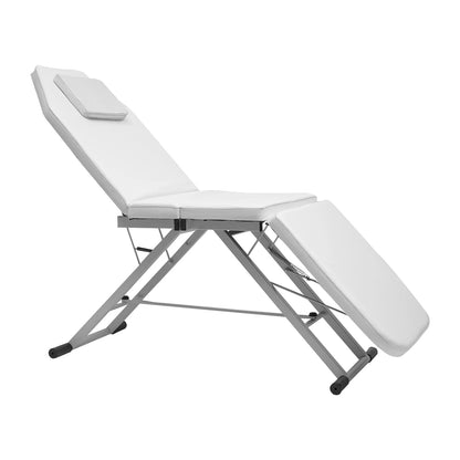 Opvouwbare Massagebed - Massagetafel - Behandeltafel -  Tatoeagetafel - Slaapbank - voor Schoonheidssalons - en SPA's - Wit
