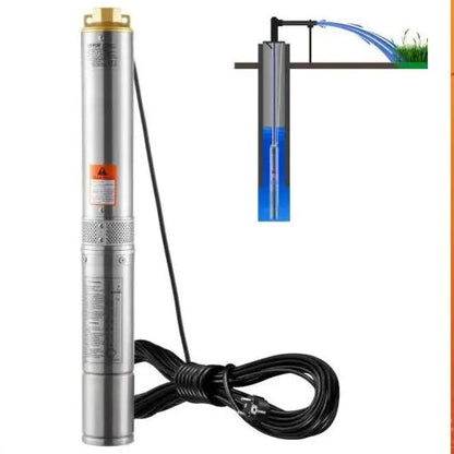 Dompelpomp - Waterpomp - Pomp - 2200W Ingebouwde Motor  - RVS Waterpomp voor Irrigatie en Industriële Toepassingen - Tuinpomp - Diepwaterpomp - Elektrische