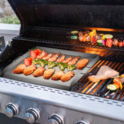 BBQ Grill - Grill Rotisserie Kit - Grillset - Draagbaar - Kampvuurkookuitrusting - 36x22 Inch- voor Buiten Kamperen BBQ Grillen Koken Pannenkoeken Spek Ei - Zilver
