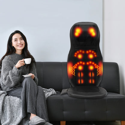 Massagekussen – Massagerol – Massageapparaat – Rugkussen – Nek-en Schoudermassage – Verwarmerfunctie – Draagbaar Met Afstandsbediening