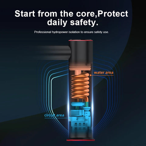 Elektrische kraan - Elektrische Kraan Keuken - Kokendwaterkranen - RVS Warmwaterkraan - 3200W - 2-in-1 - Heet - Koud - Digitaal Display - IPX4 - Badkamer - Metaal Zwart