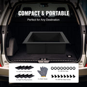 Fire Pit - Vuurplaats - Vuurschaal Buiten - Vuurkuil Buiten - Vuurschaal- Tuinhaard - vuurkorf - 30x30 in Binnendiameter 10inch - voor Buiten Kamperen Vreugdevuren