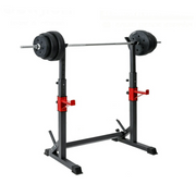 Power Rack - Haltersteunen - Squat Rek - Verstelbaar Squat Rack & Haltersteun - Multifunctioneel Krachtstation - Zwart