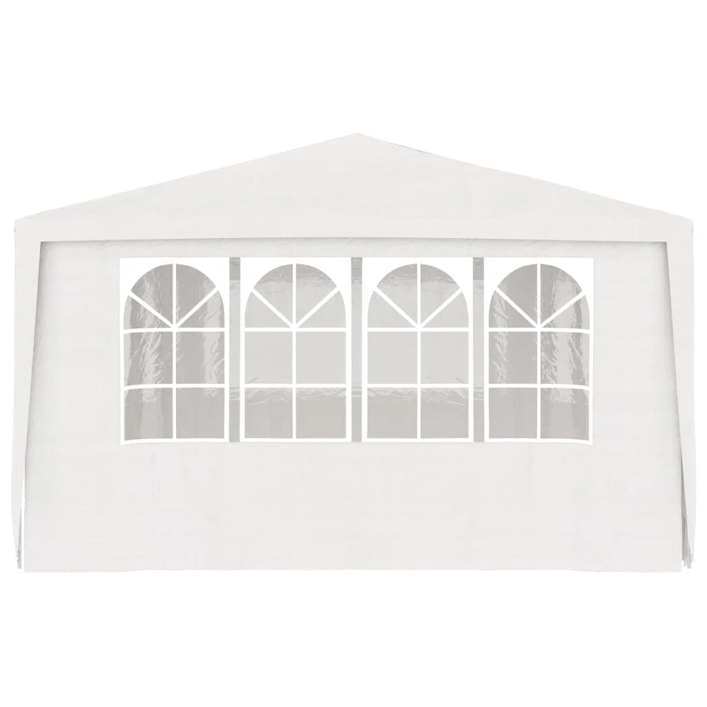 Tuinpaviljoen – Partytent – Tuitent – Buitentent – Evenemententent – 4x6 Meter – Waterdicht PE Materiaal – Roestvrij Stalen Frame - Blauw