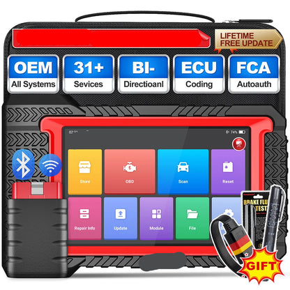 OBD2 Scanner – Auto Uitleesapparaat – Diagnoseapparaat – Codelezer – Uitleesapparatuur – 7 Inch Touchscreen – 31 Resetfuncties