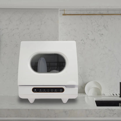 Mini Vaatwasser – Compacte Vaatwasser – Kleine Afwasmachine – Tafelmodel Vaatwasser – Desinfectie Vaatwasser – 800W Koperen Motor – Ruimtebesparend Ontwerp