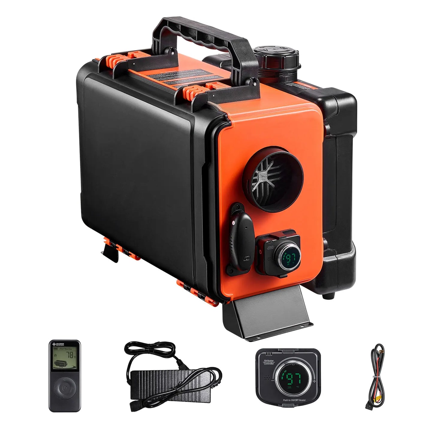 SucceBuy Diesel Heater 8KW DC 12/24V All in One Portable Diesel Air Heater with LCD Screen&Low Noise, Car Heater for Trucks RVs
