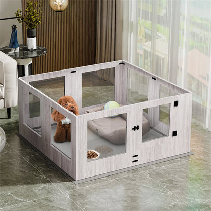 Hondenhok – Puppyren – Werphok – Huisdierbench – Binnenhok – Gehard Glas – Waterdichte Mat