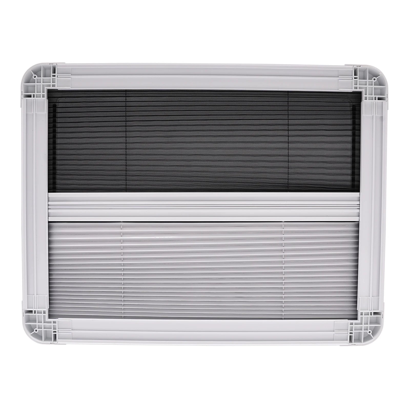 Uitzetraam Camper – Ventilatieraam – Ramen Caravan – Insectenhor – Aluminium Glas – Verstelbare Opening 65° – Vergrendelbare Handgreep - QUORE